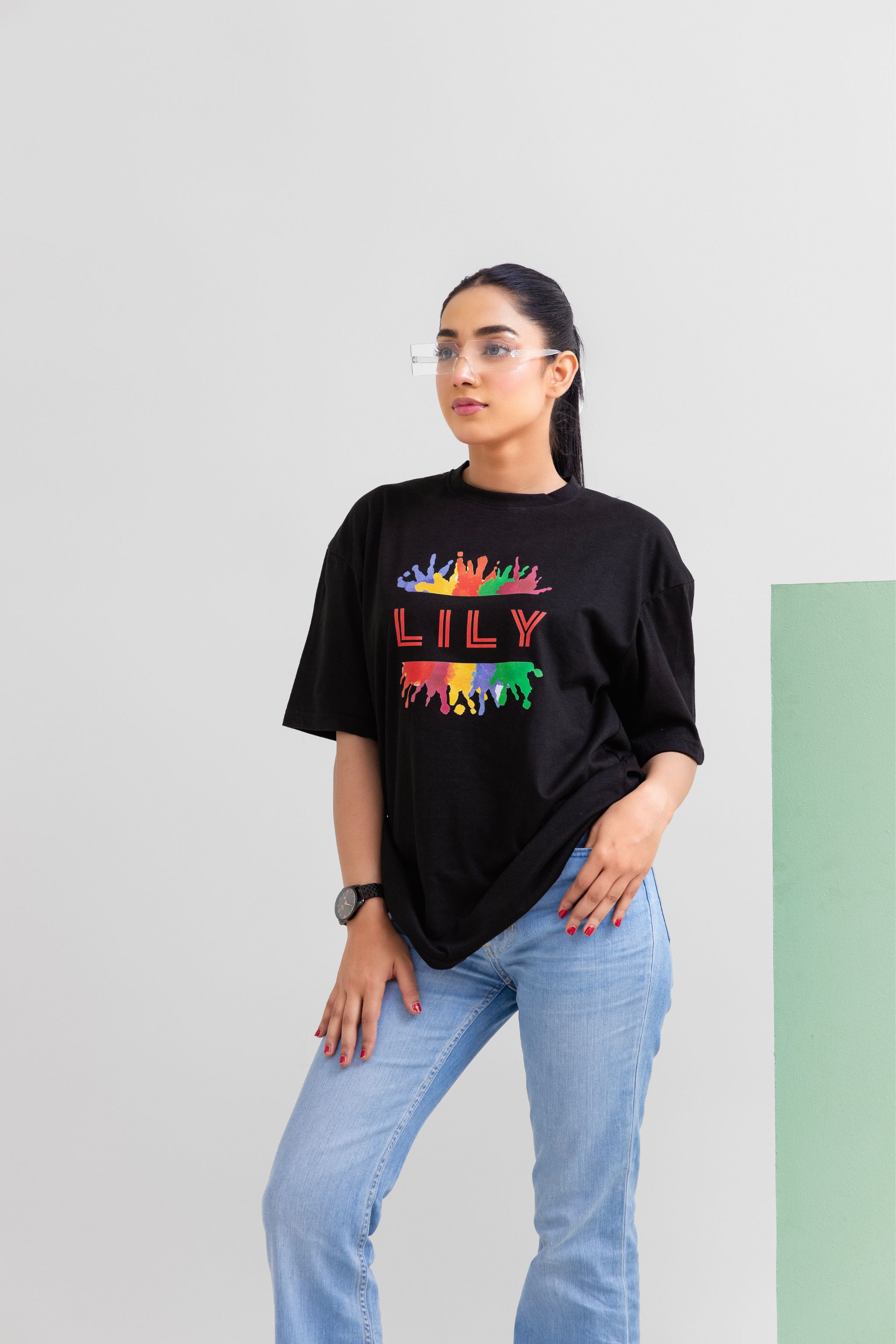 Lily Black T-Shirt