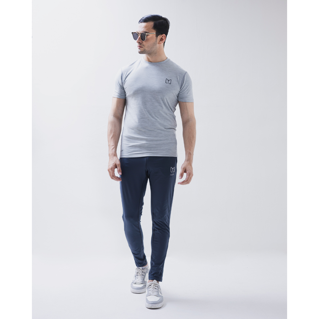 Hether Grey Slub Dri-Fit T-Shirt