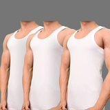 Pack Of 3 Men's vest 888 interlock sleeve less