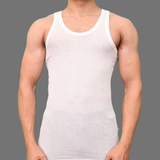 Men's all ribbed vest sleeve less m60