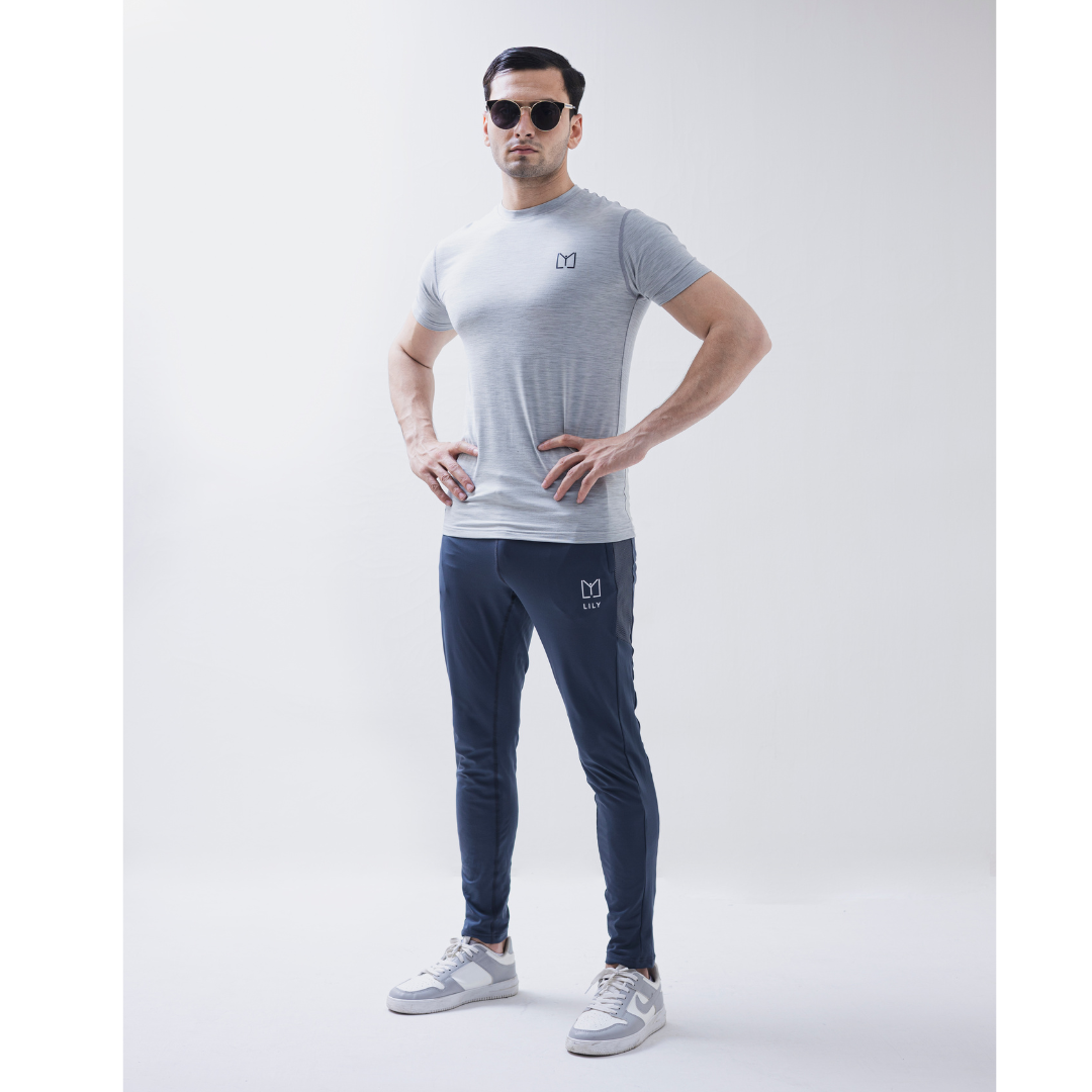 Hether Grey Slub Dri-Fit T-Shirt