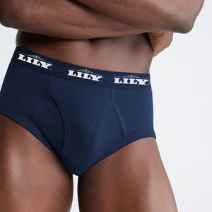 Men's luxury navy brief 101