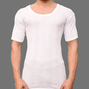 Men's ribbed vest 101 short sleeve