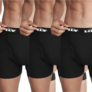 Pack Of 3 Men's Black Wear luxury boxer 101