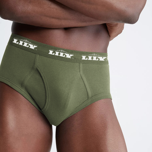 Men's luxury olive brief 101