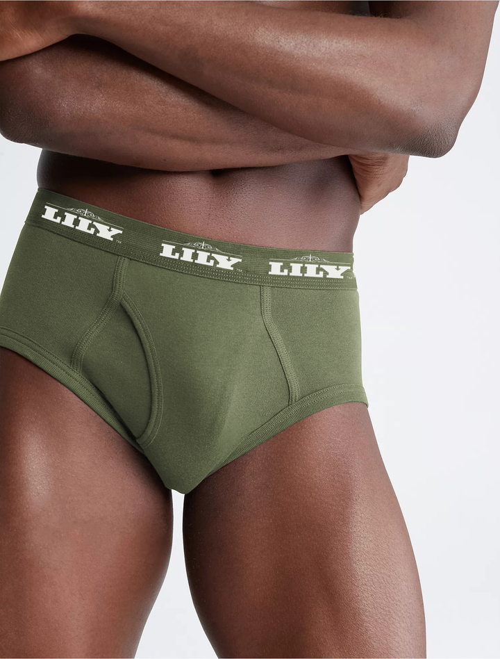Men's luxury olive brief 101