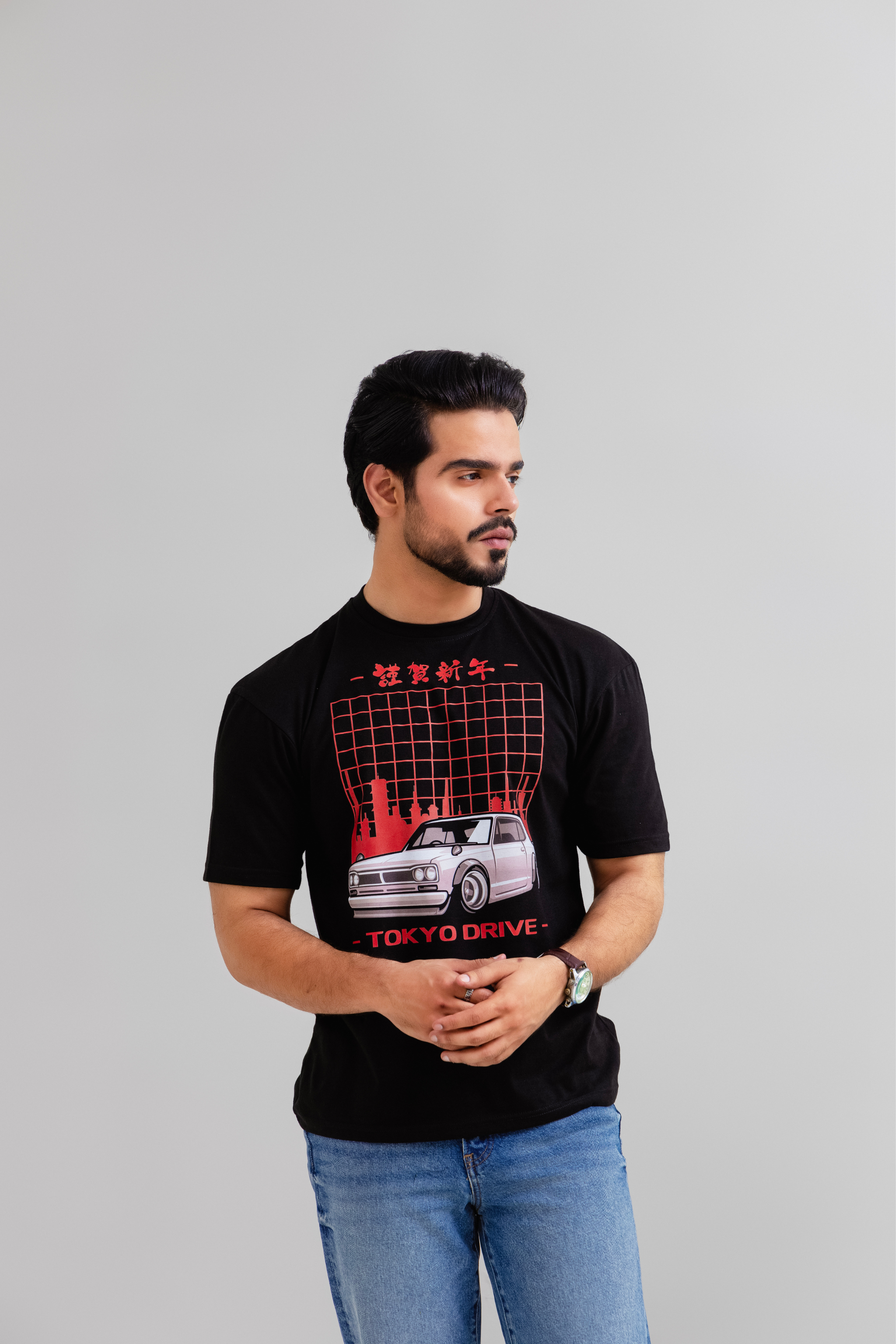 Tokyo Drive Black T-Shirt