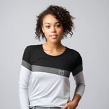 Women fossil tri-paneled tee shirt