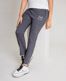 Women Solid charcoal trouser