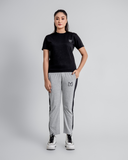 Women Grey Single Panel tracksuit