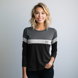 Women sable tri-paneled tee shirt