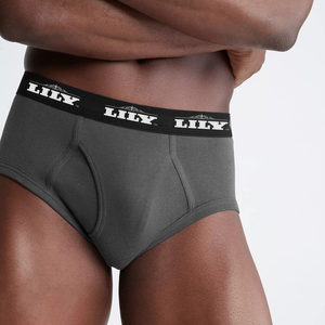Men's luxury grey brief 101