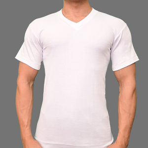 Men's vest 888 interlock v-neck