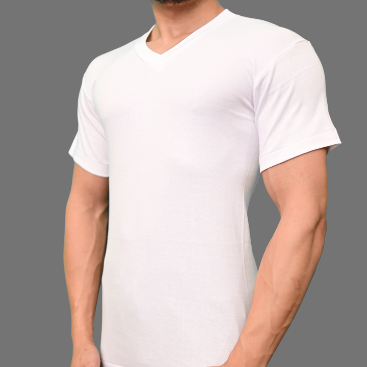 Men's vest 888 interlock v-neck
