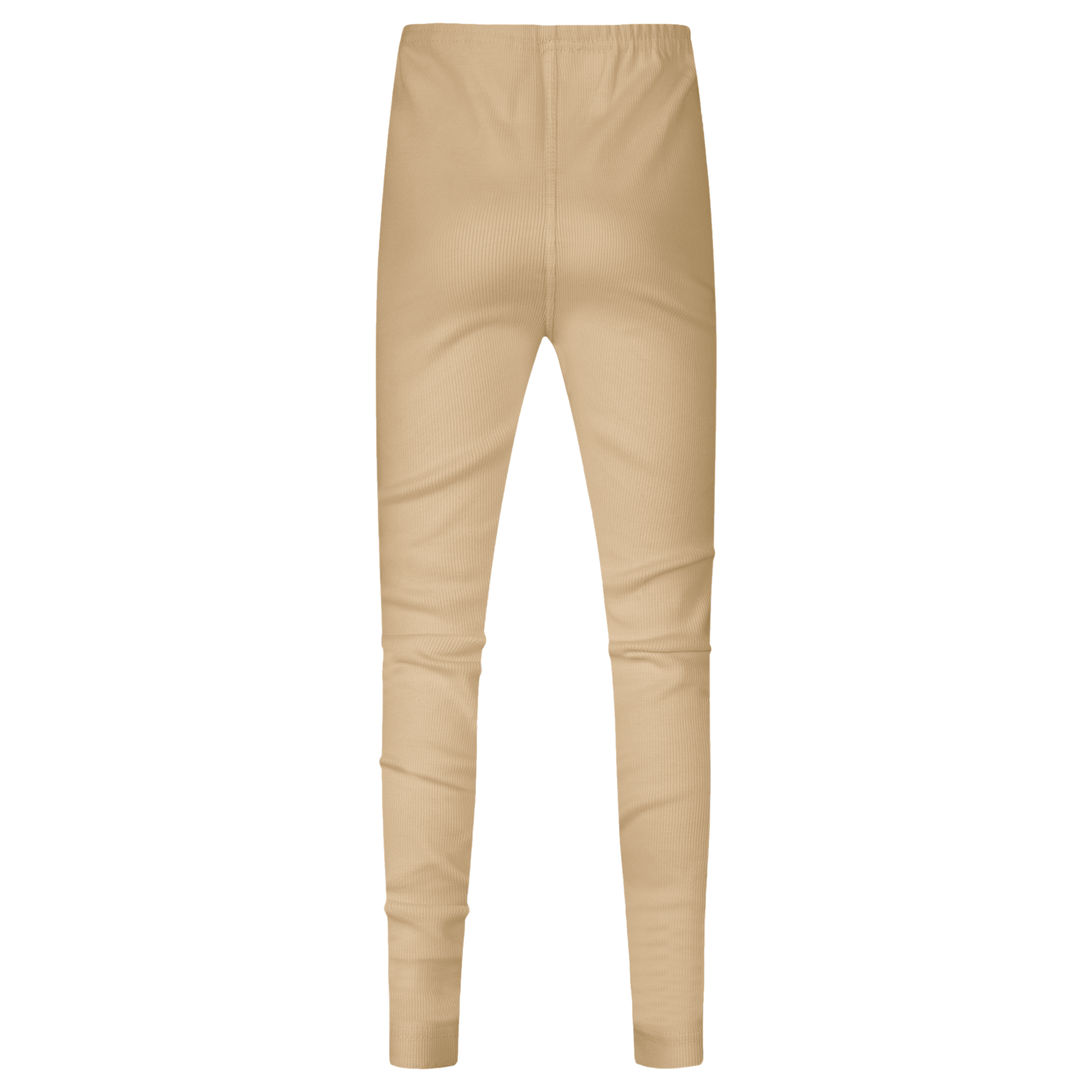 Boys ribbed leggings beige (T-100)