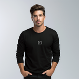 Solid black tee shirt