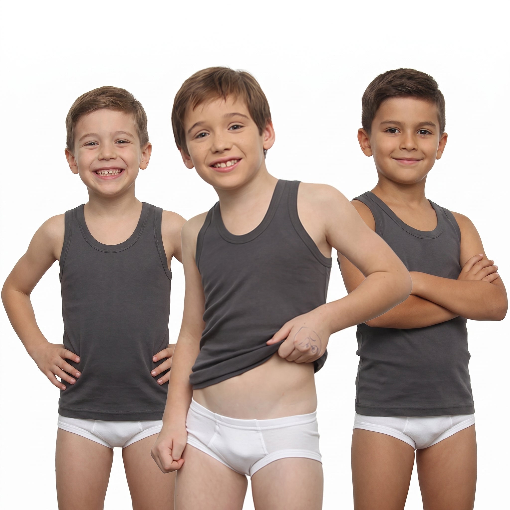 Pack Of 3 Kids brief interlock 999