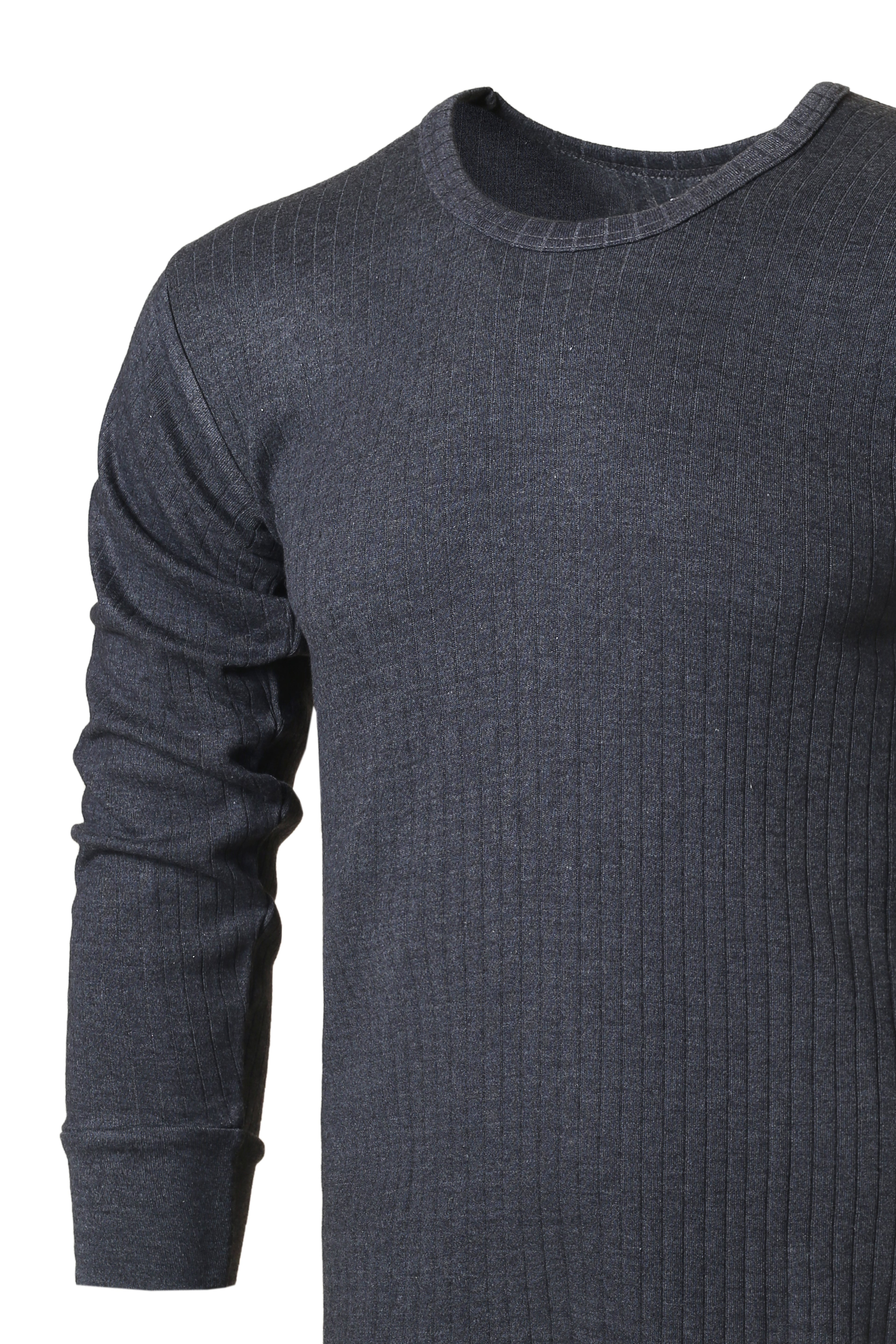 Pack of 3 Men's Luxury Charcoal Interlock Full Sleeve Top Warmer