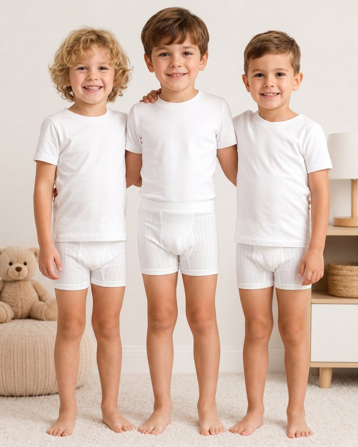 Pack Of 3 Kids boxer interlock 999