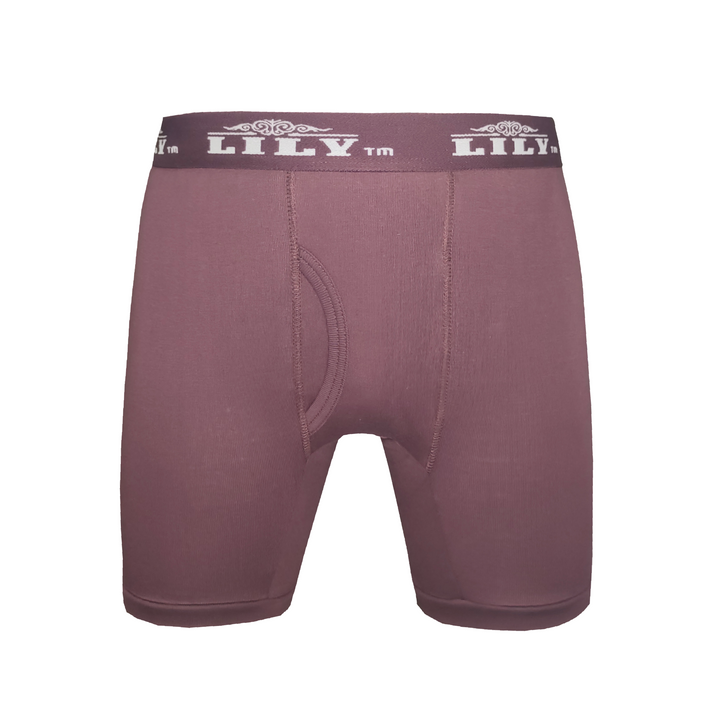 Men's luxury burgundy boxer 101