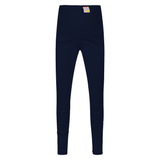 Girls ribbed leggings navy blue(T-100)