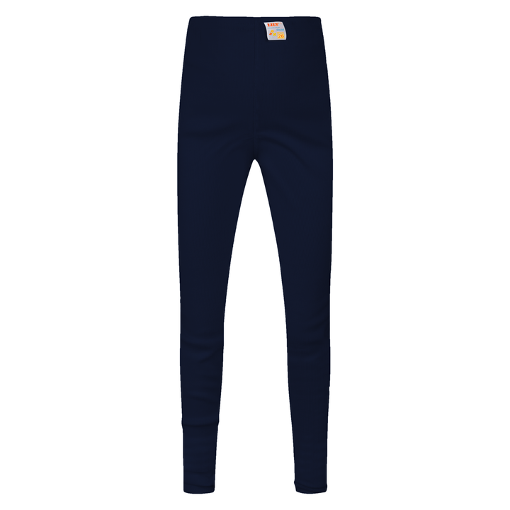 Boys ribbed leggings navy blue(T-100)