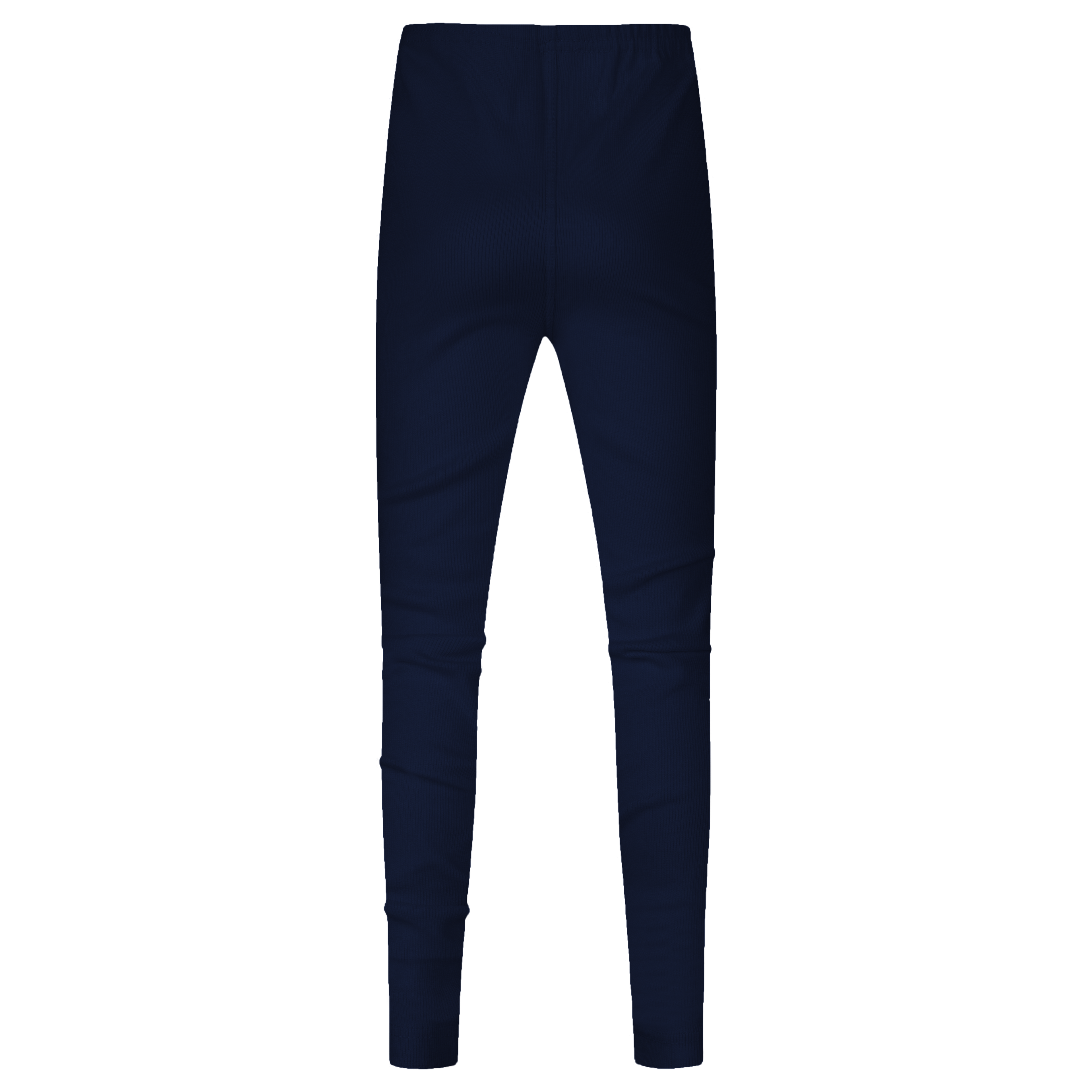 Boys ribbed leggings navy blue(T-100)