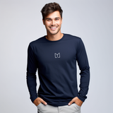 Solid navy tee shirt