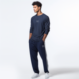 Indigo solid tracksuits