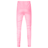 Girls ribbed leggings pink (T-100)