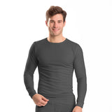 Men's luxury Charcoal Interlock Full Sleeve Top Warmer