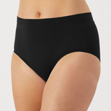 Women black brief 606