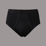 Kids black brief interlock 999