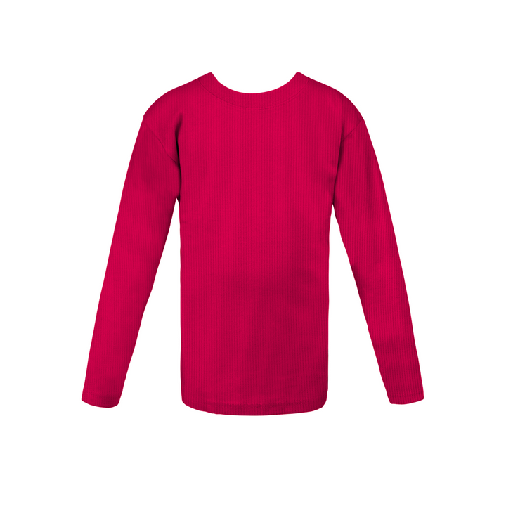 Girls premium round neck top Fuchsia (C91 interlock)