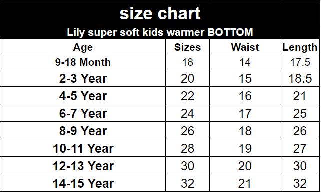 Kids warmer set 505