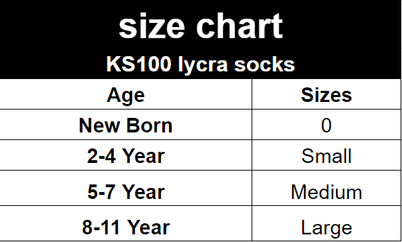 Kids assorted unisex pack of 3 socks (5-7 year) ks100