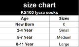 Kids unisex pack of 3 socks (2-4 year) ks100