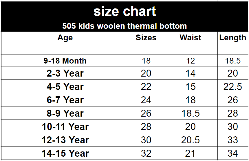 Kids warmer Trouser 505