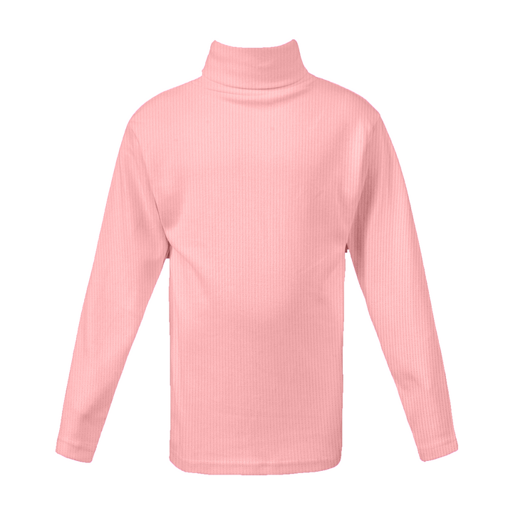 Premium Unisex high neck top pink (C91 interlock)