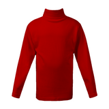 Boys high neck top red (C91 interlock)