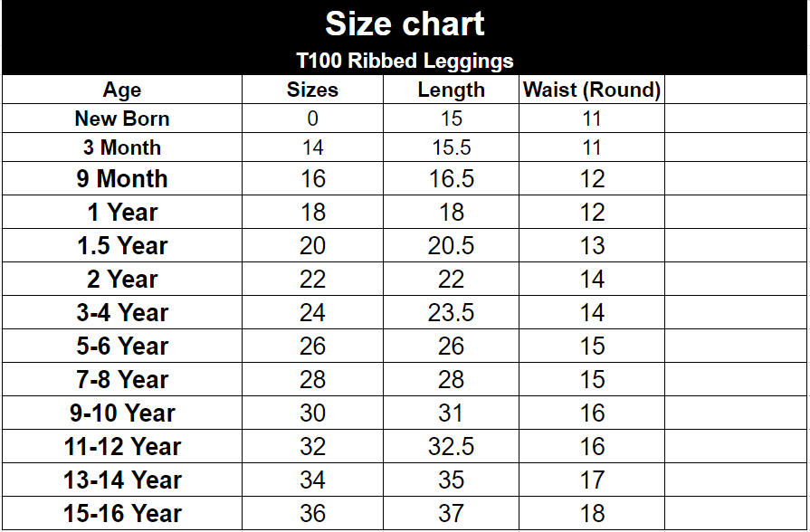 Girls ribbed leggings beige (T-100)