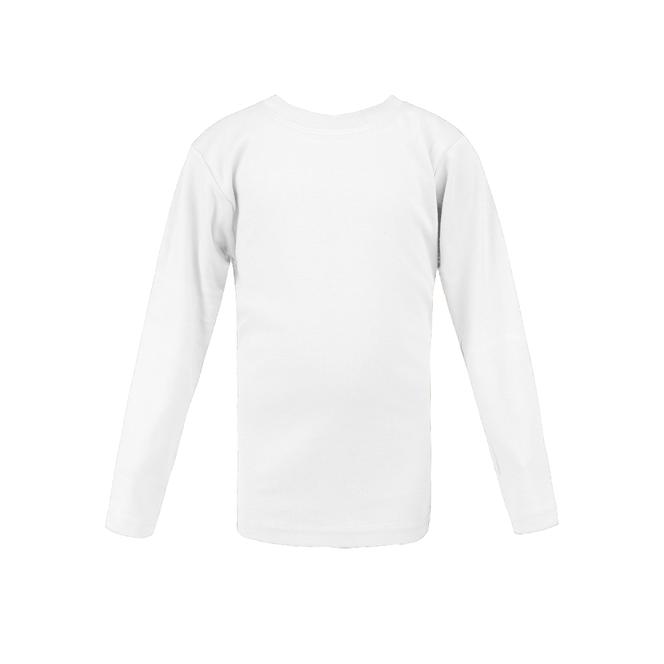 Boys round neck top white (C91 interlock)