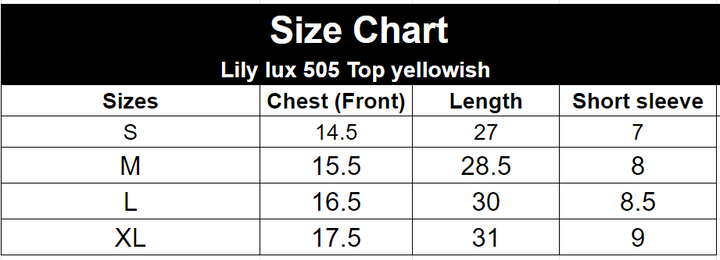 Women yellowish warmer set short sleeve 505